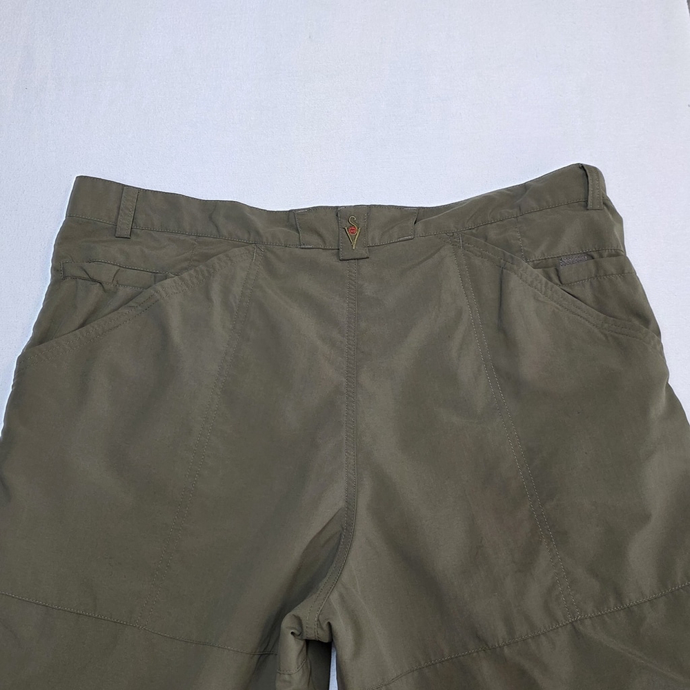 Travel Utility SCOTTeVEST TEC Gorp Pants Men’s 38x30 Khaki Nylon Hiking Pockets - Picture 6 of 12